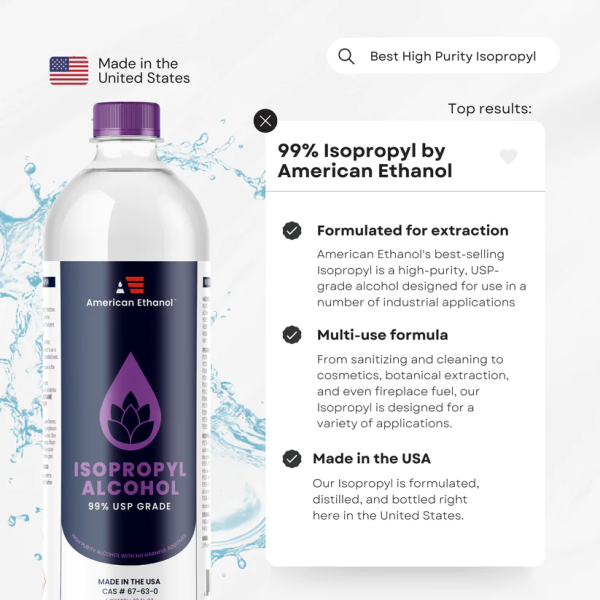 Lab Grade Isopropyl Alcohol 99.9% - Image 2